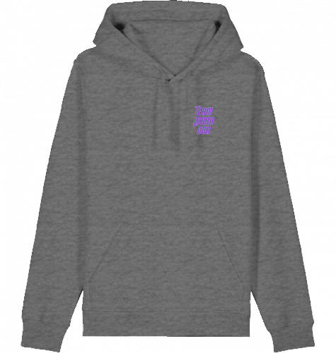 hoodie | team labrador | poppy purple