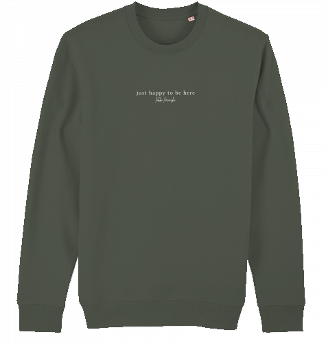 sweater | just happy to be here | dark