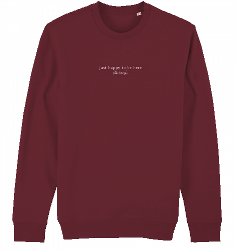 sweater | just happy to be here | dark