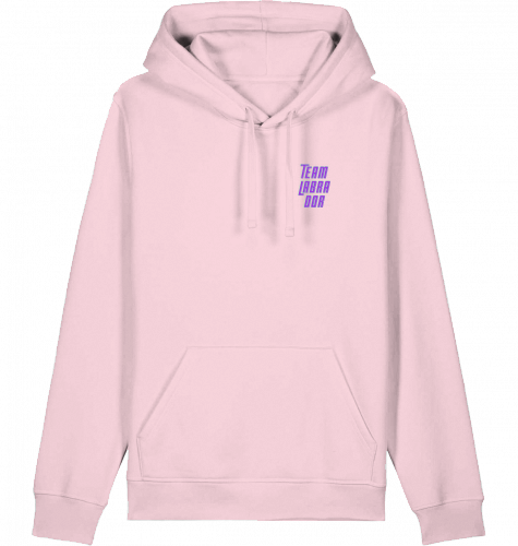hoodie | team labrador | poppy purple