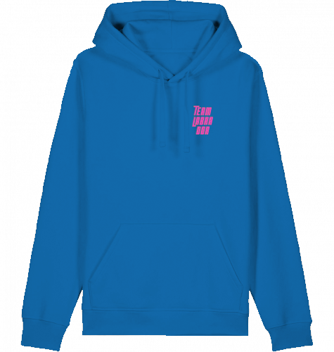 hoodie | team labrador | poppy pink