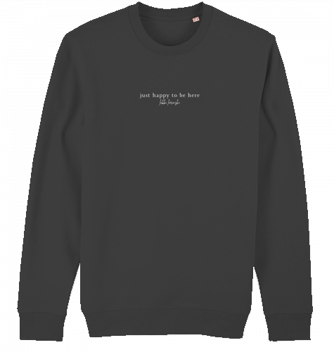 sweater | just happy to be here | dark